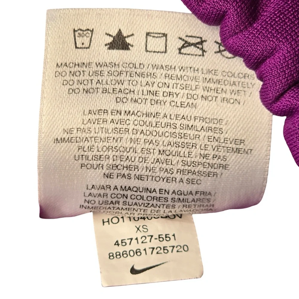 Nike Therma-Fit Athletic Hoodie Colorblock Training Purple‎ XS